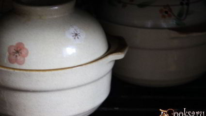 картофель с мясом и чечевицей в горшочках