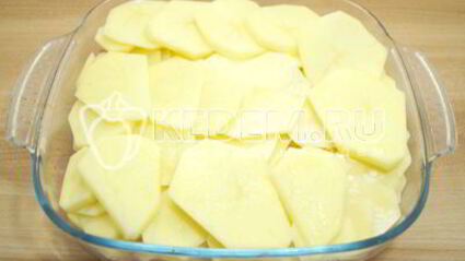 картофель с мясом в духовке