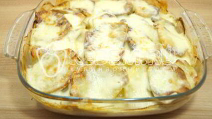 картофель с мясом в духовке