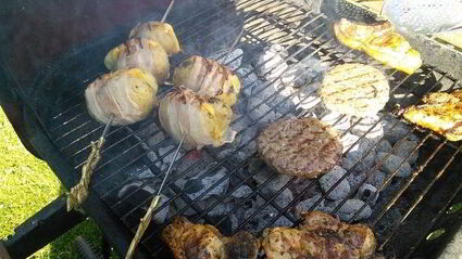 картофель в беконе