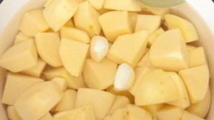 картофель в соусе альфредо