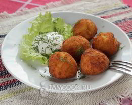 Картофельные крокеты с сыром