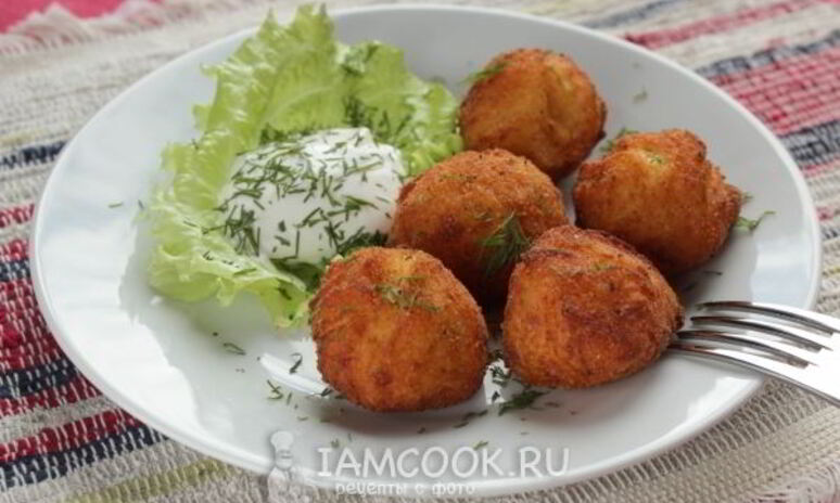 Рецепт картофельных крокетов с сыром