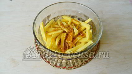 картошка фри в духовке