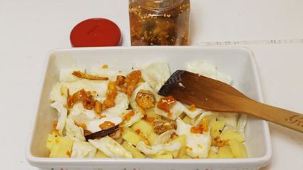 картошка с капустой в духовке