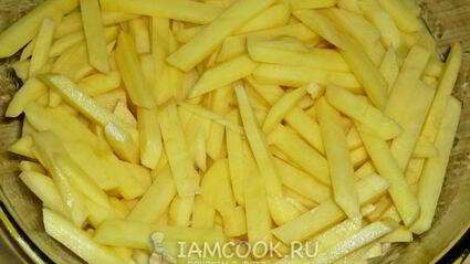 картошка с курицей и сыром в духовке