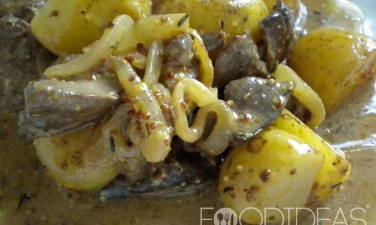 Рецепт картошки с печенью в мультиварке