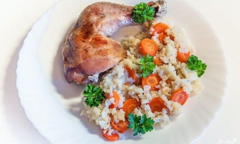 Рецепт ленивого риса с курицей