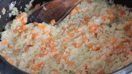 острый рис в кокосовом молоке