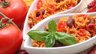 Рис по-мексикански с фасолью