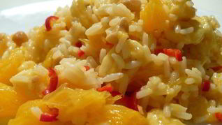 Рис с арахисом Завтрак на Бали