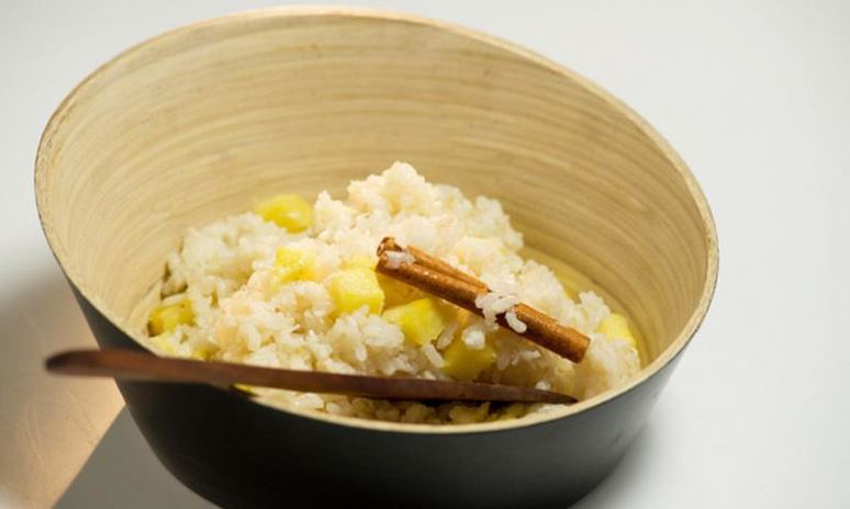 Рецепт риса с кокосом и ананасом