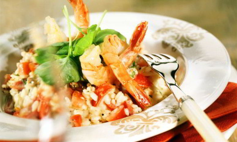 Рецепт риса с креветками в мультиварке