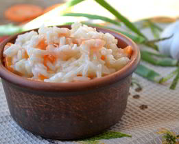 Рис с креветками