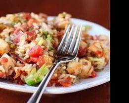 Рис с курицей и цветной капустой