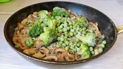 рис с овощами