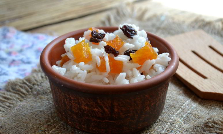 Рецепт риса с сухофруктами