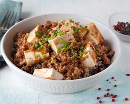 Рис с тофу и свининой