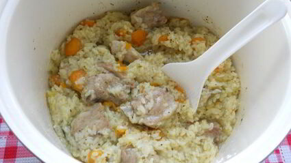 рис со свиными ребрышками в мультиварке