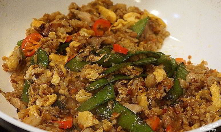 Рецепт тайского риса с курицей