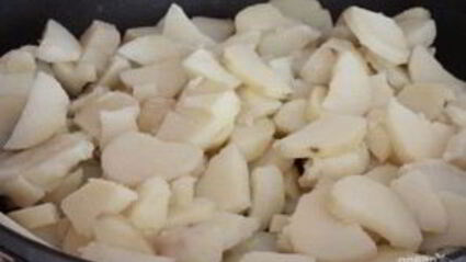 жареный картофель с луком