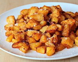 Жареный картофель с пармезаном