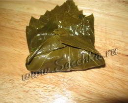 долма из виноградных листьев в мультиварке