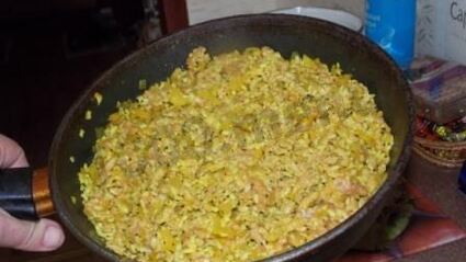 долма с мятой и круглым рисом