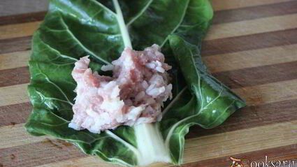 голубцы из мангольда с фаршированными овощами