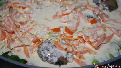 голубцы из молодой капусты с говядиной и красным рисом рубин