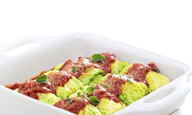 Рецепт голубцов из савойской капусты с рикоттой unagrande и шпинатом