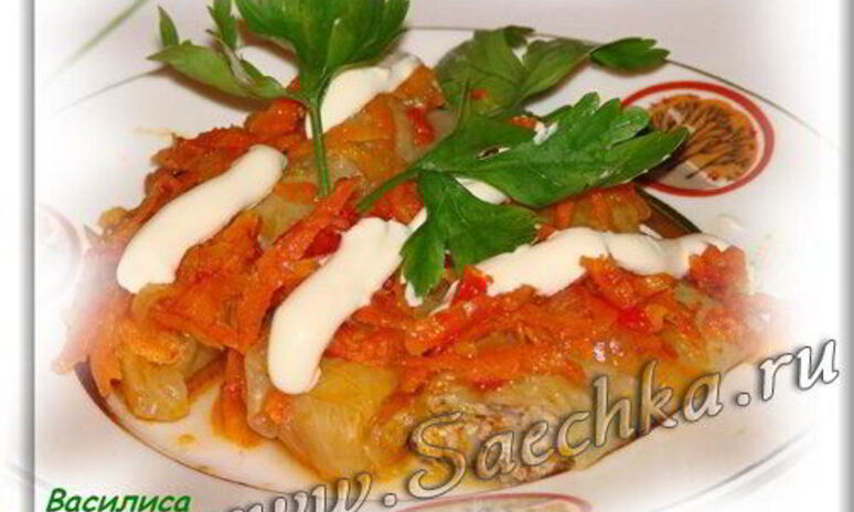 Рецепт голубцов под томатно-морковным одеялом