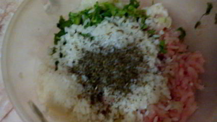 голубцы с айвой и яблоком