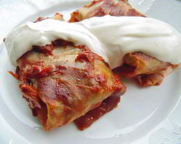 Голубцы с гречкой и грибами