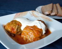 Голубцы с мясом и рисом