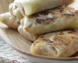 Голубцы с орехами и домашним сыром