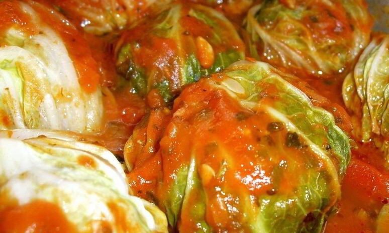 Рецепт голубцов с пекинской капустой для лентяев
