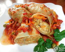 Голубцы с пшенным фаршем