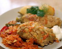 Голубцы в микроволновке