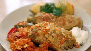 Голубцы в микроволновке