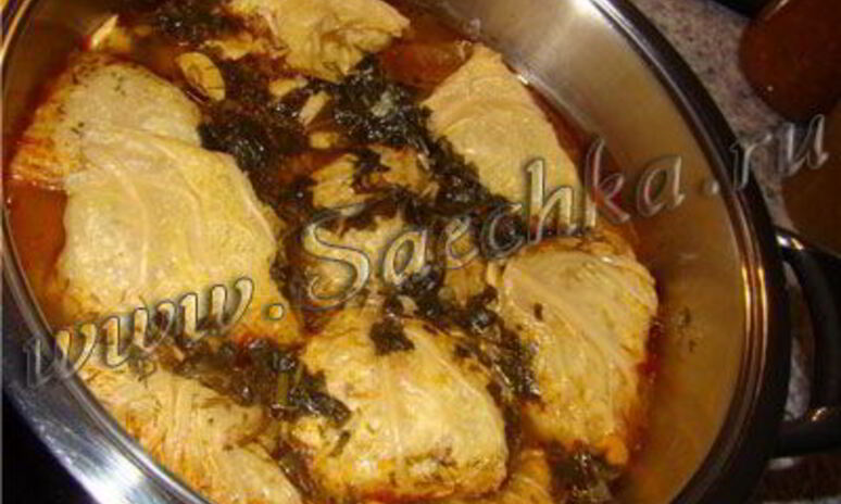 Рецепт голубцов