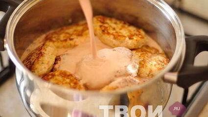 ленивые голубцы из курицы с овсяными хлопьями