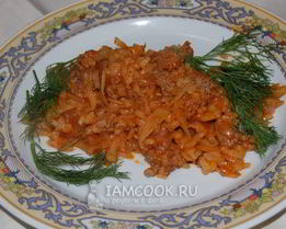 Ленивые голубцы с фаршем