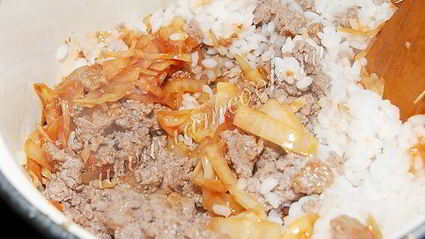 ленивые голубцы с фаршем