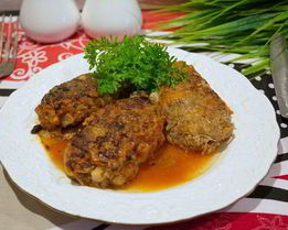 Ленивые голубцы с капустой и фаршем