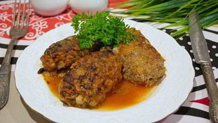 Ленивые голубцы с капустой и фаршем