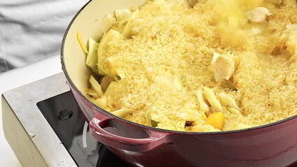 ленивые голубцы с курицей