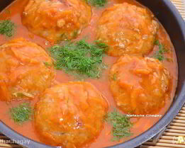 Ленивые голубцы в томатном соусе