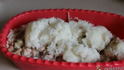 ленивые голубцы запеченные в сметане