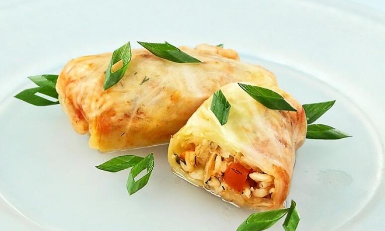 Рецепт овощных голубцов